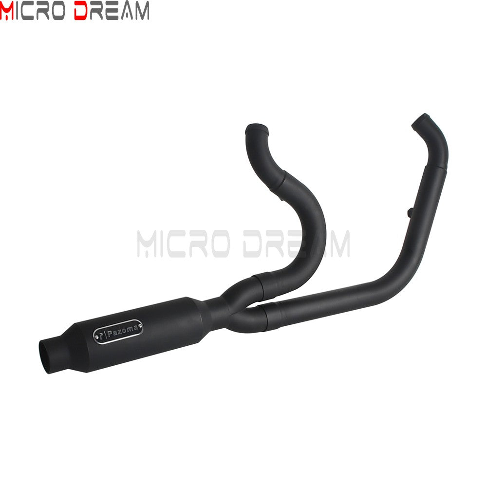 For Harley Softail Low Rider ST FXLRST 117 2025-26 Full Complete Exhaust System Swept-up Muffler Motorcycle Exhaust Pipes 2-In-1