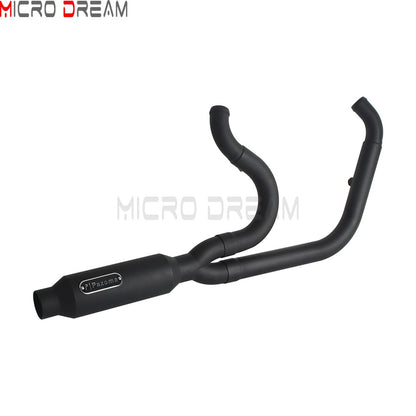 For Harley Softail Low Rider ST FXLRST 117 2025-26 Full Complete Exhaust System Swept-up Muffler Motorcycle Exhaust Pipes 2-In-1