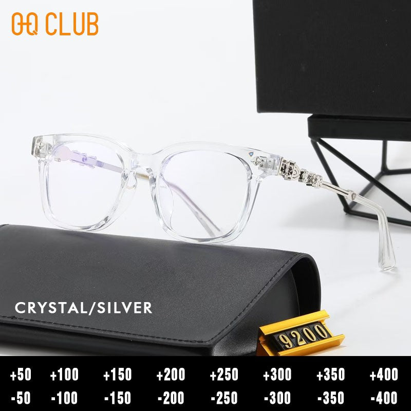 O-Q CLUB Reading Glasses for Men Optical Lenses With Medical Recipe Womens Sunglasses Women Women's Eyeglass Frame Shades Female