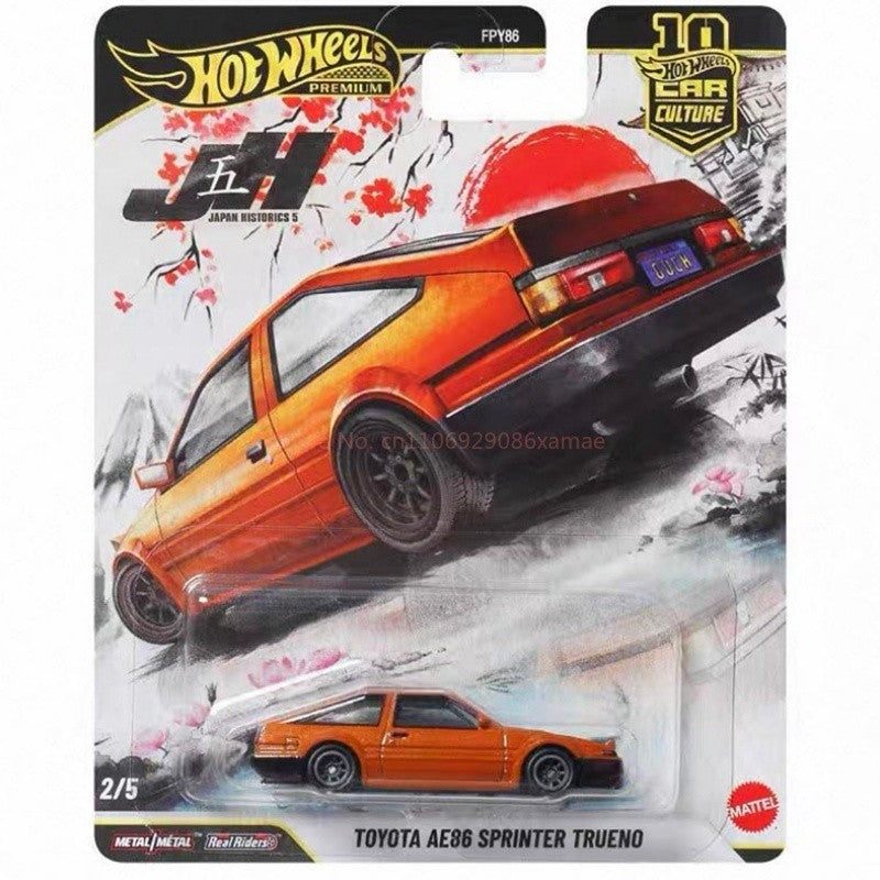 Em Estoque Hot Wheels 1:64 FPY86 Car Culture Series Modelo Diecast Toyota AE86 Carros de Liga Leve Coleção de Modelos Brinquedo de Aniversário Personalizado