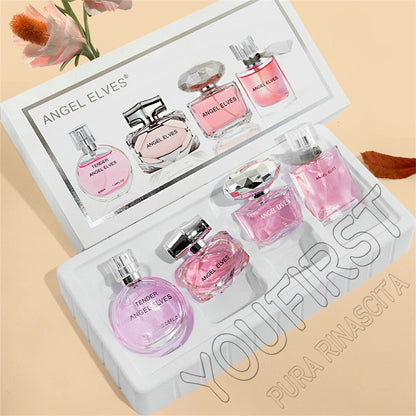Gift Box 4Pcs Set Perfume Women 120ml Club De Nuit Perfumes De Mujer Lasting Fragrance Parfum Femme Floral Fruity Scent Spray