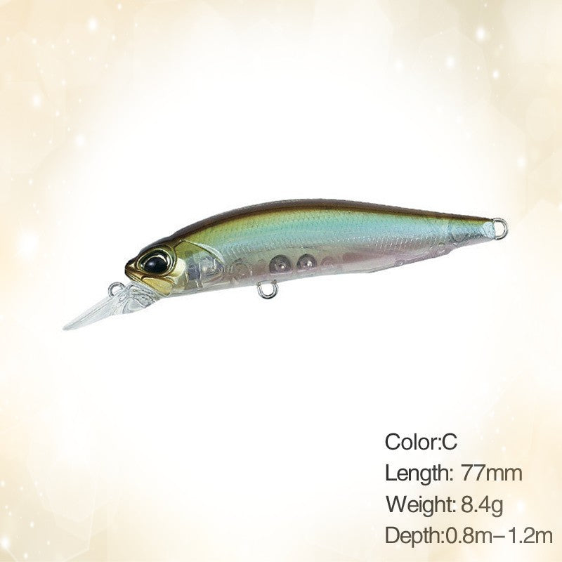 Isca de Pesca Minnow Wobbler Rozante 77SP 77mm 63mm Arremesso Longo Suspenso Isca de Nado Jerkbait Isca Artificial para Culter Alburnus