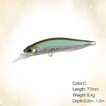 Isca de Pesca Minnow Wobbler Rozante 77SP 77mm 63mm Arremesso Longo Suspenso Isca de Nado Jerkbait Isca Artificial para Culter Alburnus