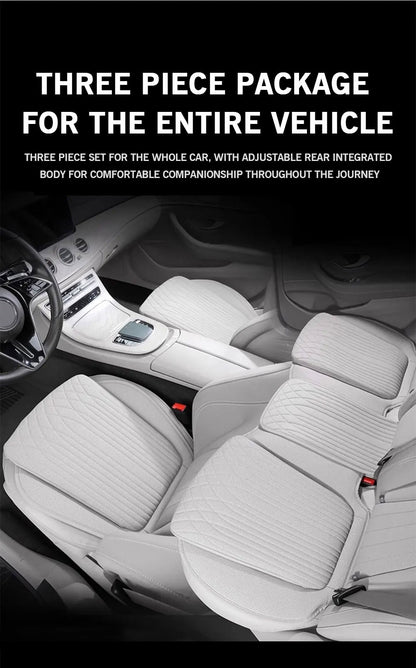 For Tesla Car Cushion Nappa Leather Breathable Non-slip Car Seat High Rebound Pad Seat Cushion Four seasons Universal Auto Seat