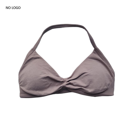 ARFTE Strappy Bra Gym Top Backless Yoga Bra Removable Cups Women Workout Clothing Seamless Bras Scrunch Workout Yoga Tank