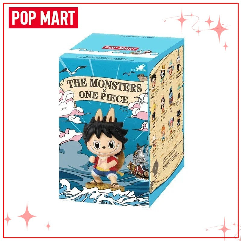Pop Mart THE MONSTERS Labubu One Piece Series Blind Boxes Labubu One Piece Figurinhas Presente