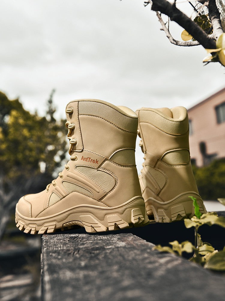 Botas de Caminhada Masculinas de Cano Alto, Casuais, Confortáveis e Quentes