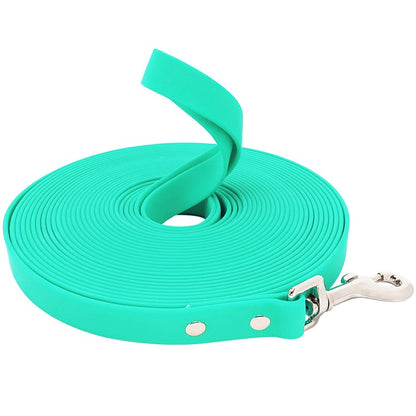 Guia de Cachorro Impermeável Longa de PVC Coleira Fácil de Limpar para Cães Pequenos, Médios, Grandes, Grandes, para Caminhada e Adestramento, 3m 5m 10m 15m