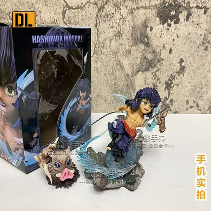 Demon Slayer Hashibira Inosuke G5 Anime Figura Robô Colecionável Boneco de Ação Presente