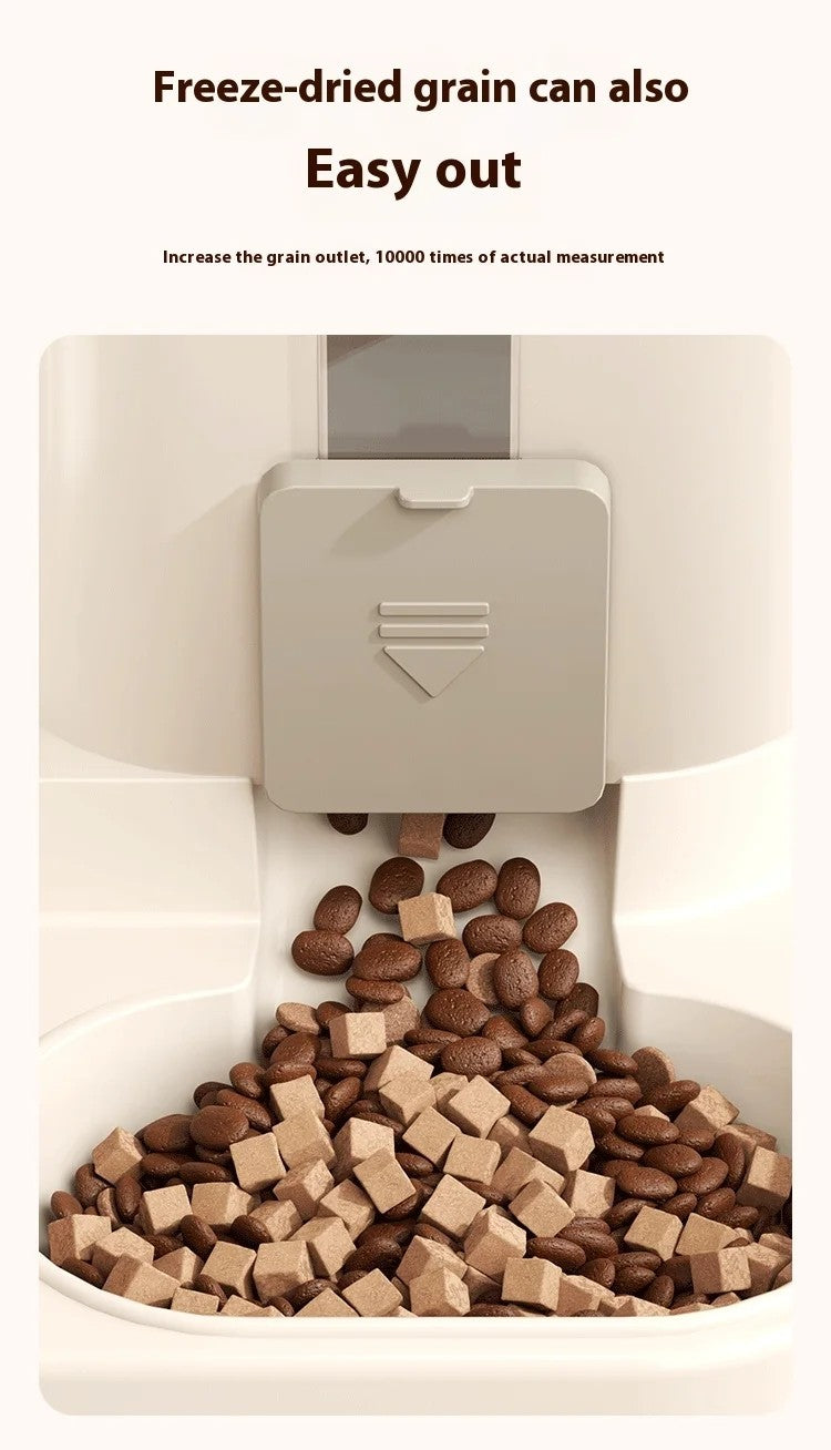 Conjunto Comedouro e Bebedouro Automático para Cães e Gatos: Design por Gravidade, À Prova de Vazamento, À Prova de Derrame, Antiderrapante, Fácil de Limpar, Tigela de Comida Embutida