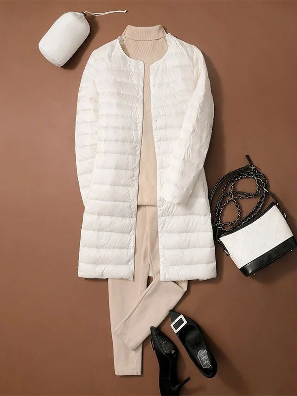 S/M Women Winter Coats 2024 New Autumn Winter O-Neck Female Thin Duck Down Jackets Portable Windproof Puffer Parkas 0-10?