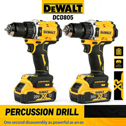 Furadeira de Motor Brushless DEWALT DCD805, Furadeira/Parafusadeira Sem Fio a Bateria de Lítio 20V Max, Mais Potente Que Uma Furadeira Elétrica Comum?
