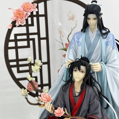 Genuine Mo Dao Zu Shi Wei Wuxian & Lan Wangji Pledge of The Peony Ver. Anime Figure Grandmaster of Demonic Cultivation Model