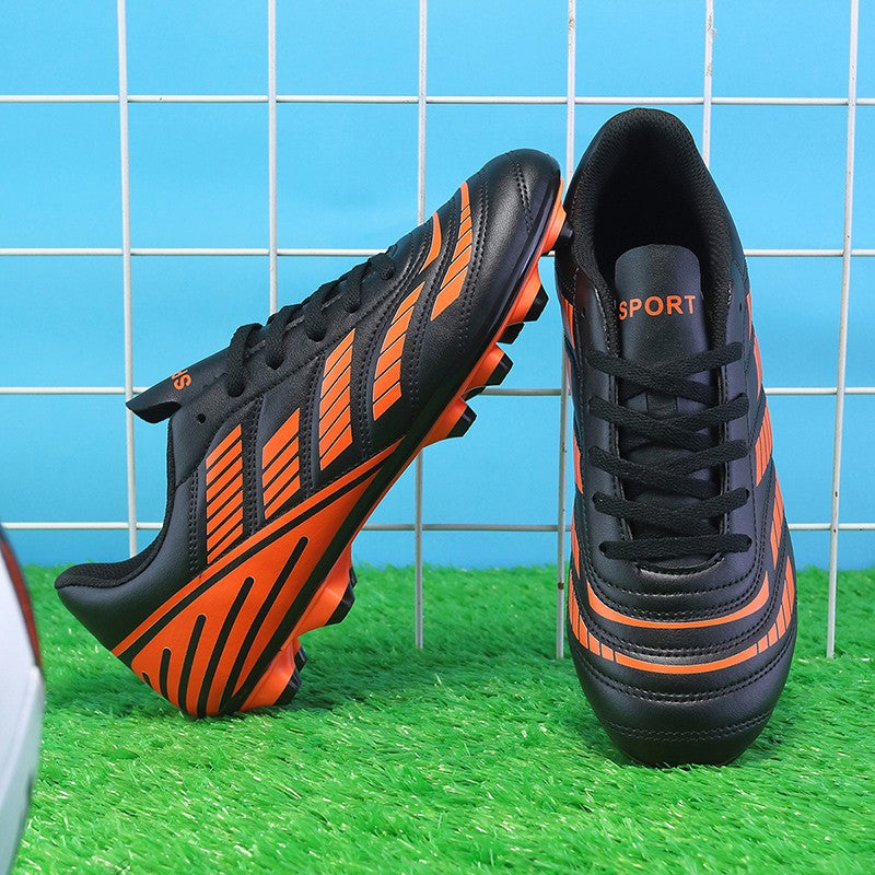 Unisex Youth Soccer Cleats Lightweight High Top FG FT Football Shoes Enhanced Traction Comfortable Match Training for Boys Girls