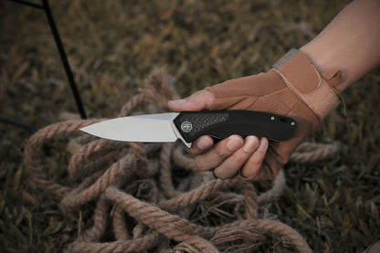 Petrified Fish PF838 Folding Knife Jackknife D2 Steel Outdoor Camping Hunting Hiking EDC Tool Ball Bearing G10 Handle Knives