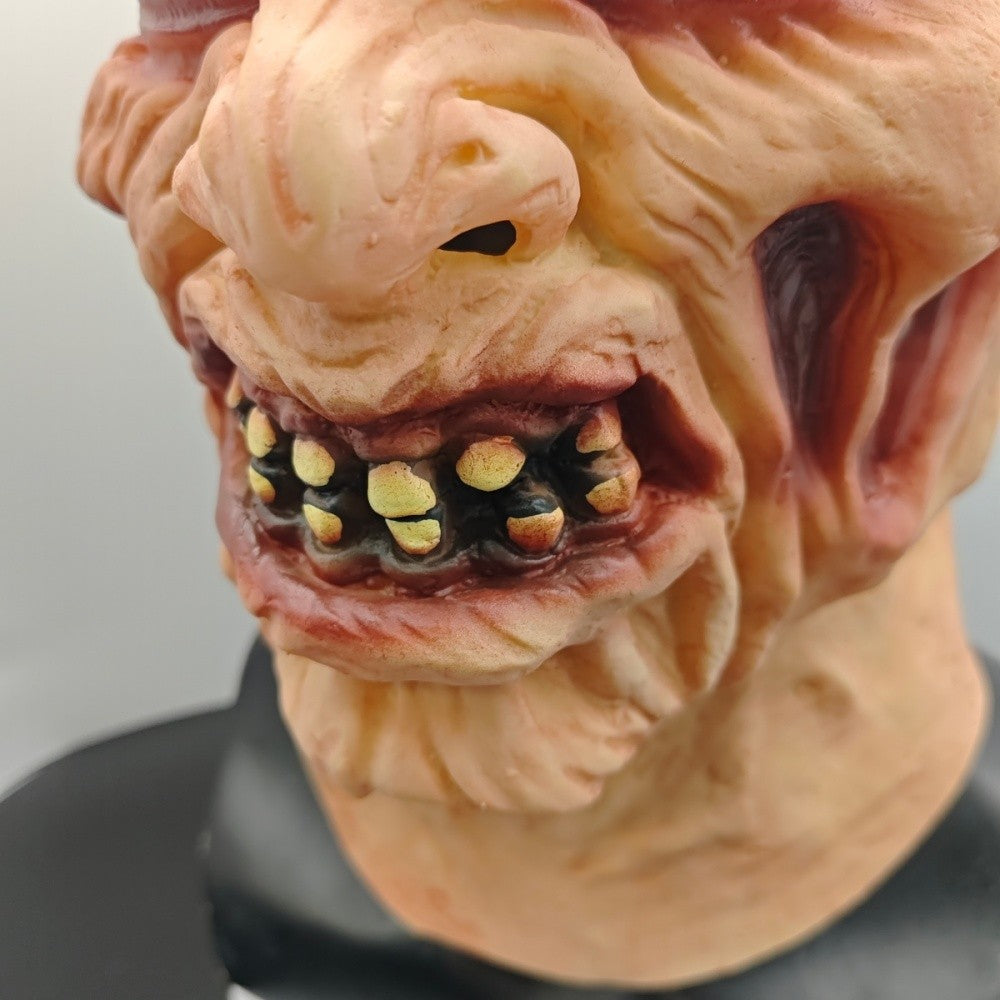 Freddy Latex Mask Horror Demon Halloween Costume Prop For Movie Cosplay Party Scary Elm Street Killer Mask Prank Head Cover
