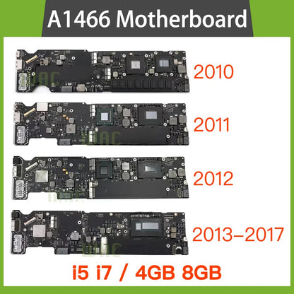 Placa Mãe Original A1369 A1466 Para MacBook Air 13" A1369 A1466 Placa Lógica i5 i7 4GB 8GB Anos 2010 2011 2013 2014 2015 2017
