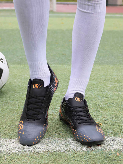 TF/FG Football Field Boots Original Men Women Studded Football Shoes Turf Match Ultralight Soccer Shoes Cleats Unisex Resistant