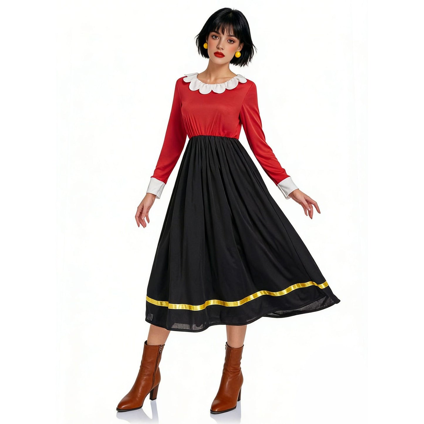 Classic Cartoon Popeye the Sailor Cosplay Costume With Hat Funny RolePlay Outfits For Men WOman Takerlama