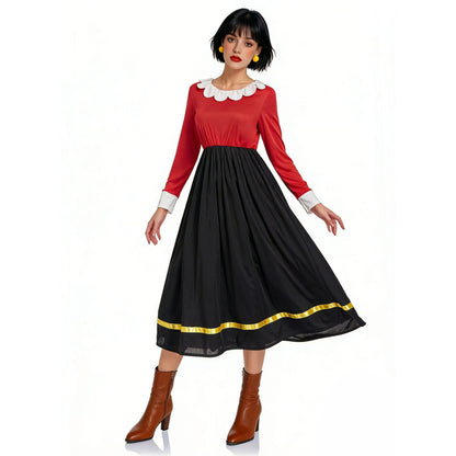 Classic Cartoon Popeye the Sailor Cosplay Costume With Hat Funny RolePlay Outfits For Men WOman Takerlama