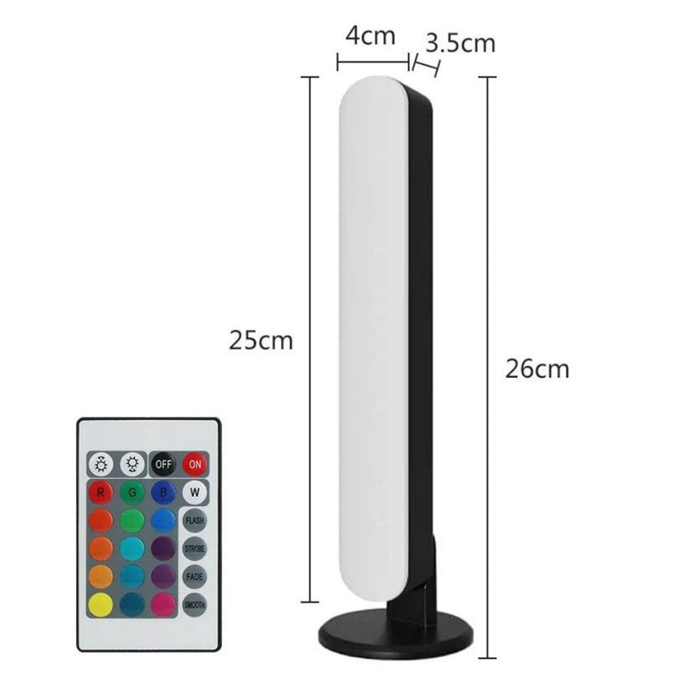 Music Sync LED Night Light Bars RGB Atmosphere Lamp With Remote Control For Gaming TV Bedroom Decoration Desktop Lamp