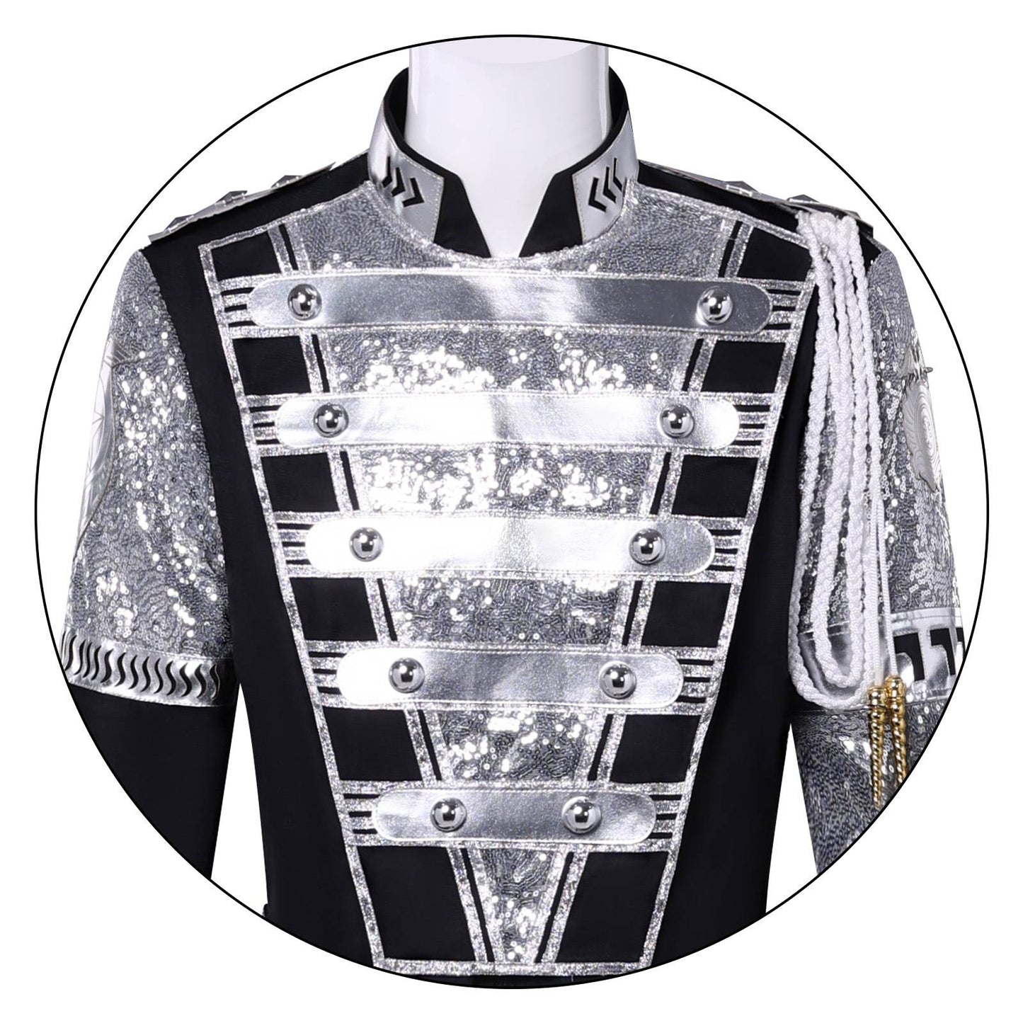 Punk Rock Michael Jackson Germany Military Cool Gaorgeous Teaser Jacket Outerwear for Collection costume