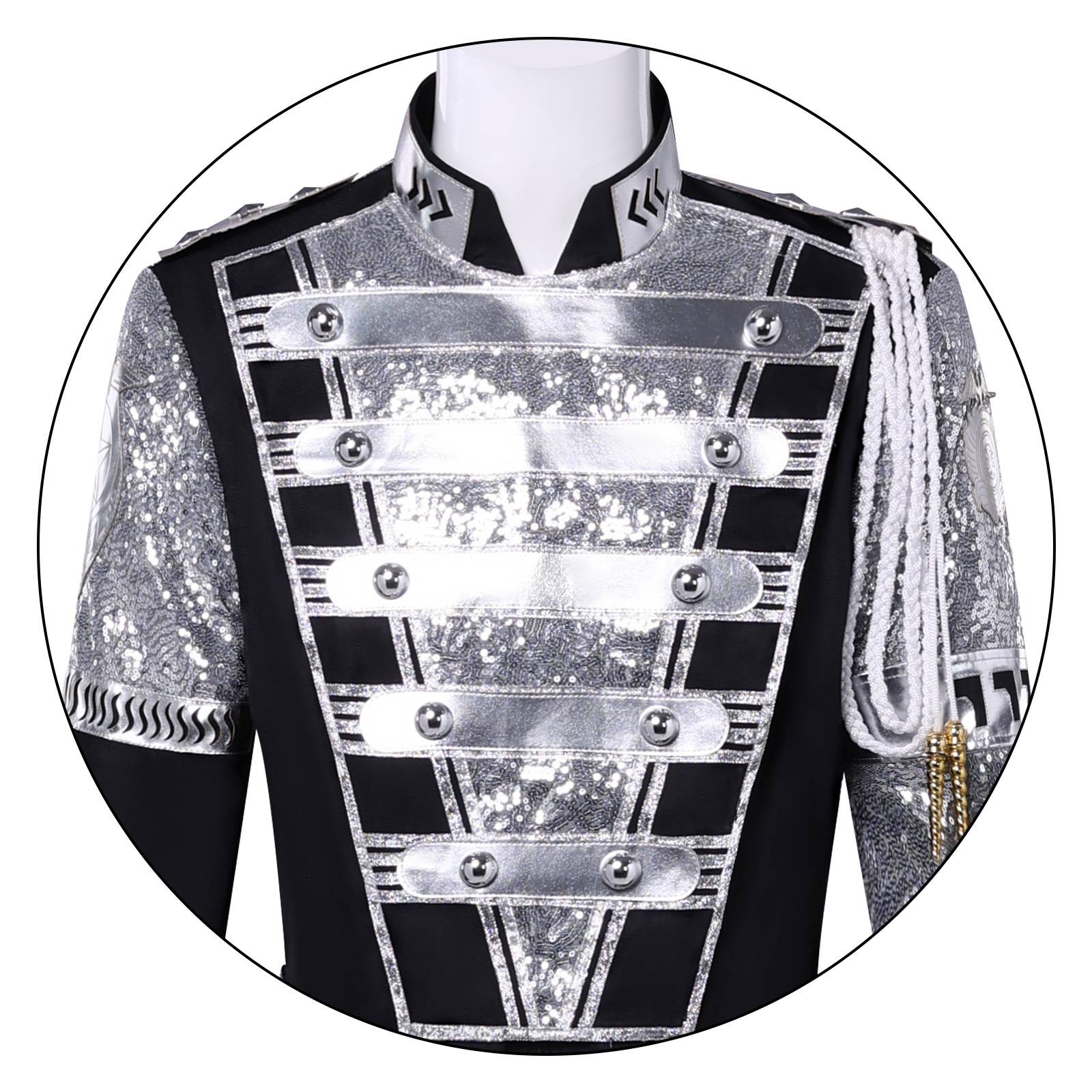 Punk Rock Michael Jackson Germany Military Cool Gaorgeous Teaser Jacket Outerwear for Collection costume
