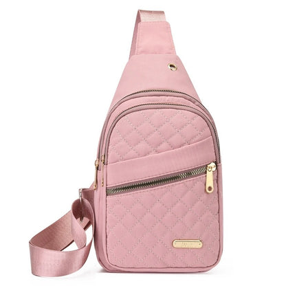 Lightweight & Comfortable Quilted Crossbody Chest Bag, Perfect for Daily Use, Casual Outings & Travel Women Sling Shoulder Purse