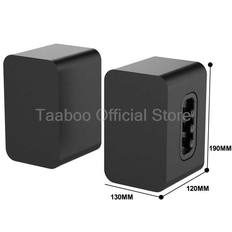 Caixa de Som Bluetooth 3 polegadas 40W Ativa 360 Echo Sound System Áudio HiFi Óptico USB AUX para Gamer Home Theater Computador