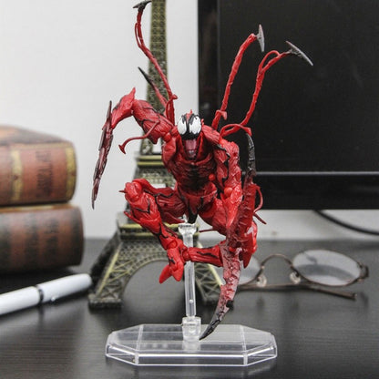 AMAZING YAMAGUCHI Carnificina Venom Homem-Aranha Marvel legends Boneco de Ação Articulado Modelo de Estátua com Rosto Mutável para Crianças de Brinquedo de Presente