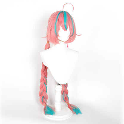 Anime Wig Varesa Cosplay Wigs Genshin Game Role-Playing Wigs Synthetic Wig with Bangs