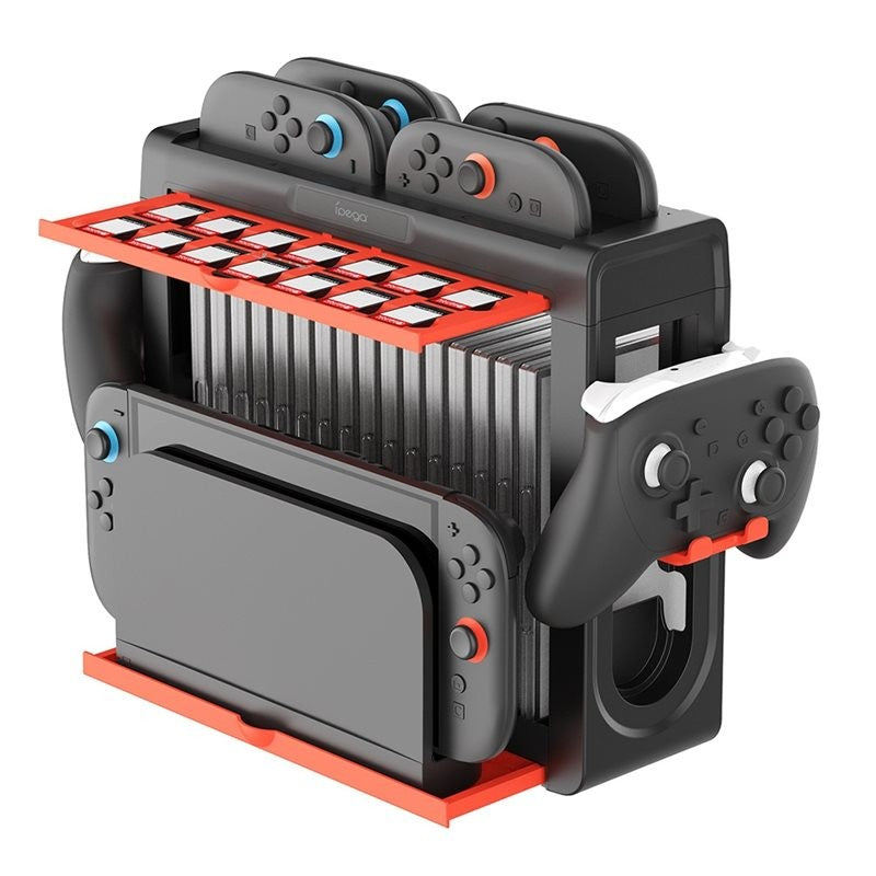Ipega PG-SW2027 For Switch 1/2 Storage Organizer Dock With 8 For Joy-Con Controllers, Pro Controller, And Game Storage Tower