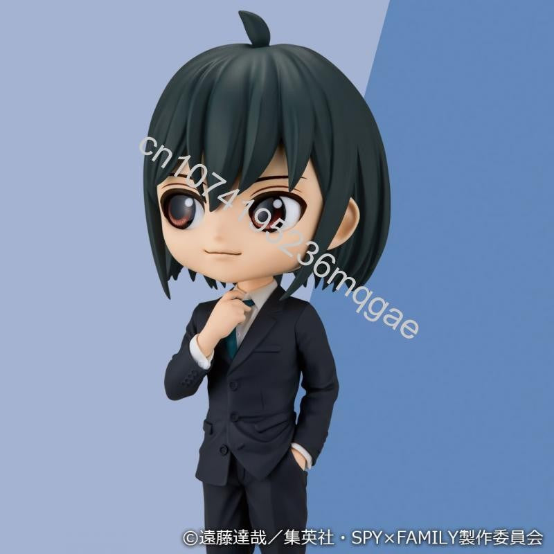 Bandai Original Q Posket Spy X Family Anya Forger Yor Forger Yuri Briar Bonecos de Ação Colecionáveis de Anime Modelo Toy Loid Forger