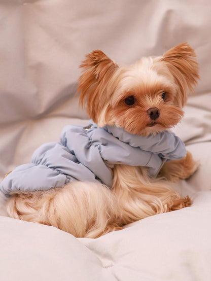 Jaqueta para Cães para Outono/Inverno, Casaco para Pets, Agasalho Quente e Grosso de 3 Camadas, Adequado para Cães Pequenos a Médios como Poodle, Teddy, York