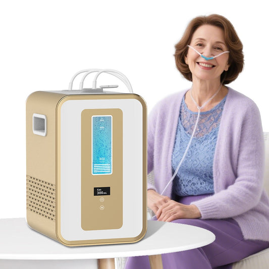 Medical 300ml Hydrogen Water Generator Hydrogen Inhalation Machine H2 O2 HHO Double Outlet Hydrogen Inhaler Breathing Device