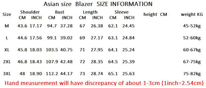 Blazer's New Men's Fashion Outdoor Travel Camping Youth Wedding Hosting Campus Slimming Casual Solid Color Korean Version Blazer