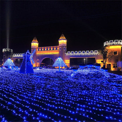 Outdoor LED String Lights Garland 110/220V 10-100M Waterproof Fairy Light Christmas Wedding Party Holiday Gardening Decoration