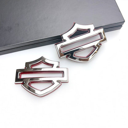 Adesivos Metálicos 3D Acessórios Para Motocicletas Emblema Logo Decalques Adesivo De Decoração De Crachá De Corpo Lateral Para Tanque De Combustível Para Harley Davidson