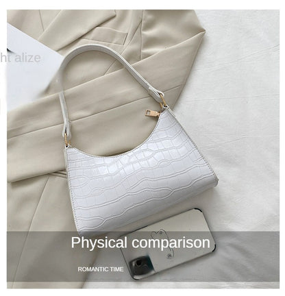 Fashion Exquisite Shopping Bag Retro Casual Women Totes Shoulder Bags Female Leather Solid Color Chain Handbag for Women 2024