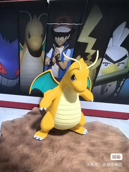 12cm Pokémon GK Figuras Dragonite Anime Boneco de Ação Estátua de Pvc Modelo Brinquedo Infantil