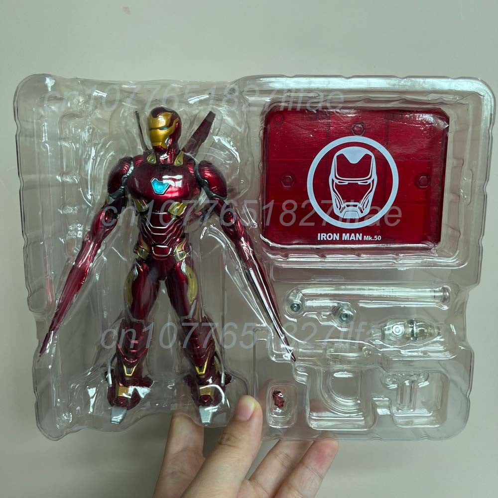 Iron Man Avengers MK85 Ironman MK50 Mark50 Nano Armor Luxury Set with Weapon Action Figure Model Toys Joint Movable Doll Gift ?