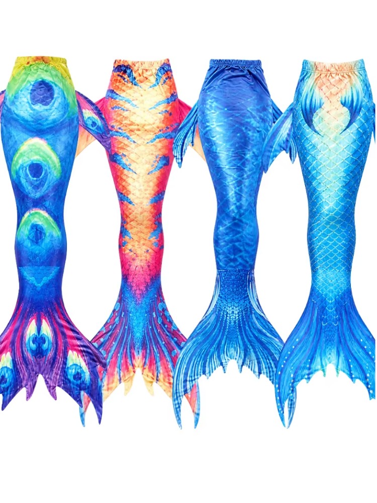 Beauty Fish Tail Cosplay Swimsuit Beach Swimmer Mermaid Costume (Excluding Fins) Halloween Costume