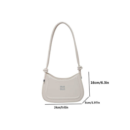 Korean style fashion niche women's crescent bag 2025 autumn new handbag, high-end multifunctional crossbody bag shoulder bag