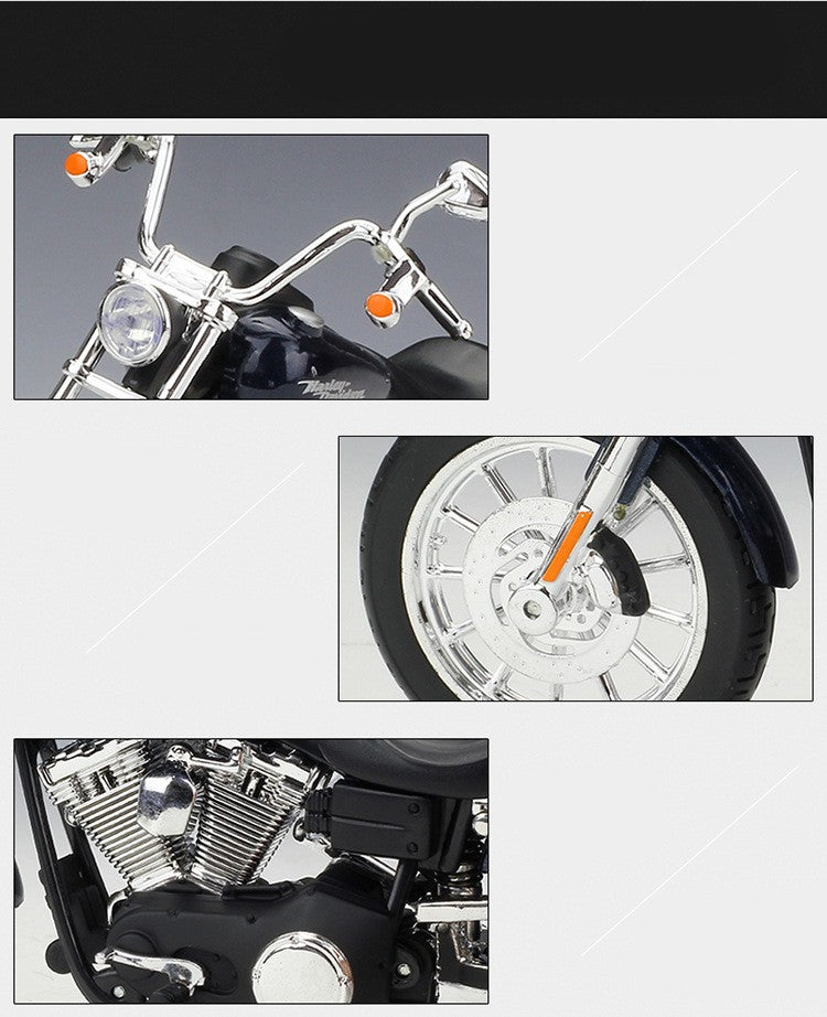 Maisto 1:12 2006 Harley FXDBI Dyna Street Bob Liga Modelo de Moto Simulação Metal Brinquedo Modelo de Moto de Rua Presente Infantil
