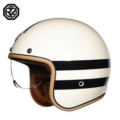 Retro Half Helmet for Motorcycle & Electric Vehicle - Unisex Universal Fit with Personalized Designs