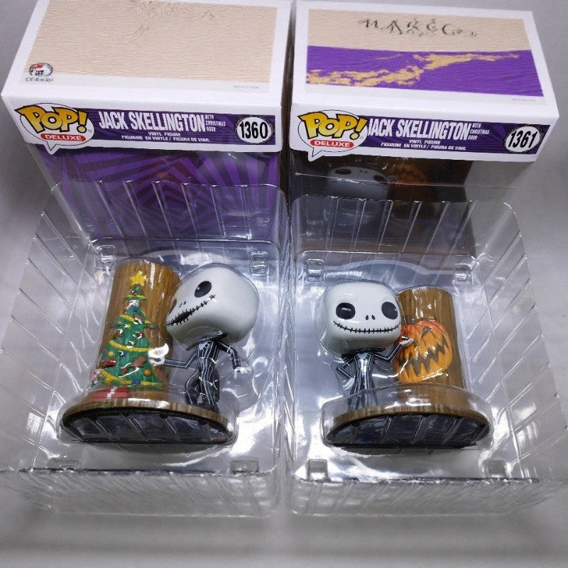 Anime O Estranho Mundo de Jack Q-Version Bonecos de Ação Halloween Jack Caveira Terror Bonecos de Ação Modelo de Enfeite Presentes