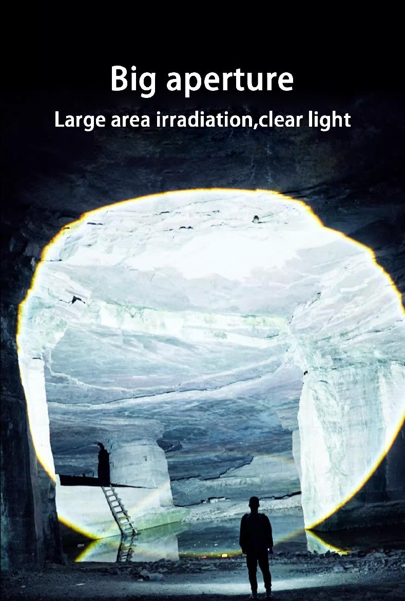 200000LM Most Powerful LED Flashlight Rechargeable High Power Flashlight Long Range Military Tactical Lantern Camp Outdoor Torch