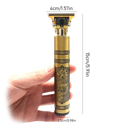 T9 Professional Hair Trimmer Machine Metal Body Stainless Steel Blade Hair Clipper Beard Trimmer for Men Finishing Machine