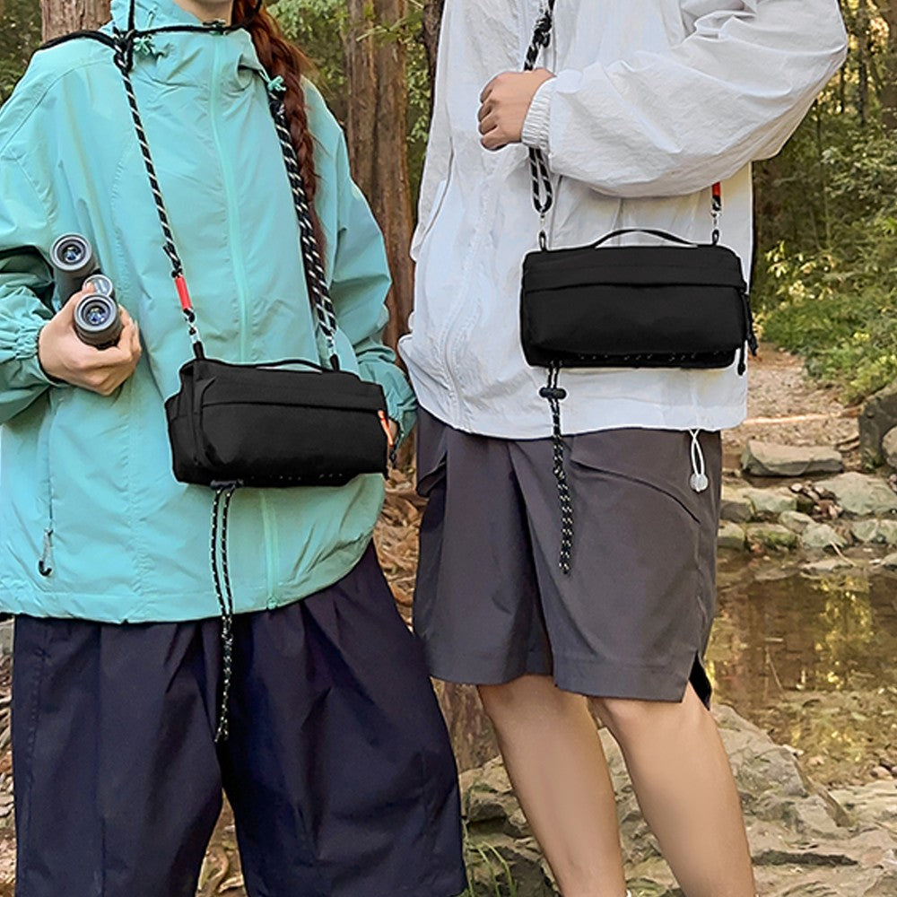 Men's Crossbody Bag, Casual Large-Capacity Daily Travel Water Bottle Umbrella Shoulder Bag, Lightweight Sports Phone Bag