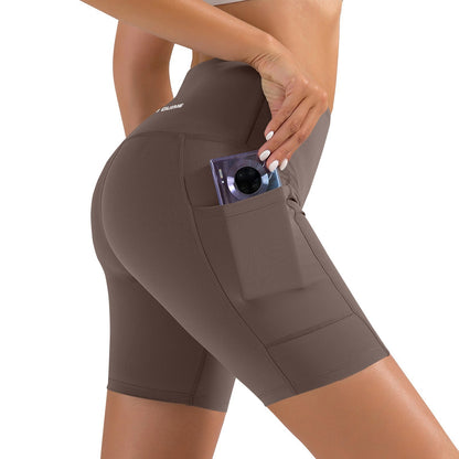 Women Sports Short Yoga Shorts High Waist Breathable Soft Fitness Tight Women Yoga Legging Shorts Cycling Athletic Gym Shorts